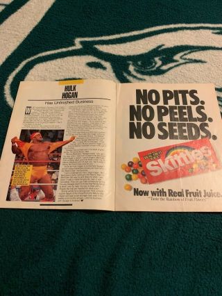 WWF Program 168 Hulk Hogan Mr.  Perfect Curt Hennig WWE WCW ECW 3