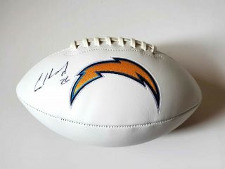 Los Angeles Chargers Casey Hayward Signed Football W/coa