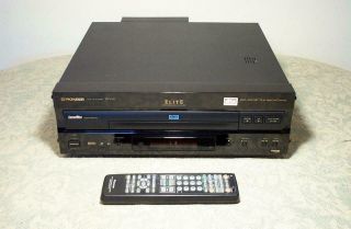 Pioneer Elite Dvl - 91 Reference Laser Disc Dvd Cd Ld Player Xclnt 20bit/96khz Dac