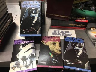 Star Wars Trilogy Vintage Vhs Set Like Empire Jedi A Hope Ws3
