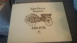 Vintage John Deere Tractors 1918 - 1976 Booklet Pamphlet Book Pictures