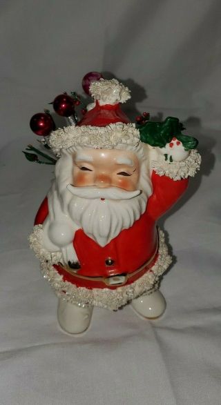 Vintage Santa Claus Figurine 6 Inches Tall Made In Japan