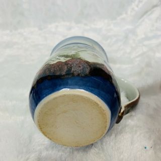 Otagiri Lighthouse Seagulls Ocean Coffee Mug Cup Stoneware Vintage 3