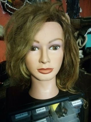 Vintage Miss Ameri - Kin 14112 Mannequin Head Cosmetology Face