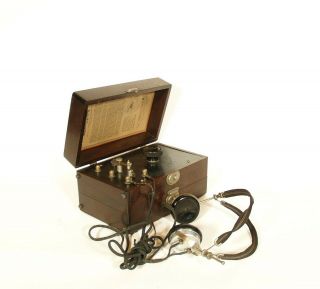 1922 Rca Radiola I W/original Perikon Detector Uncommon Radio Close To