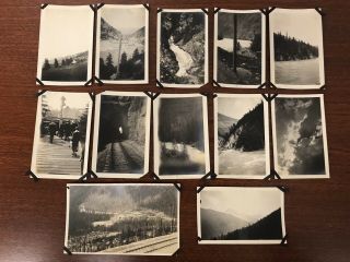 Antique Photos 1922 Canadian Pacific Railway Rockies