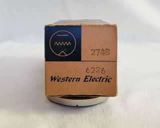 Nos/matching Box Western Electric 274b Vacuum Tube