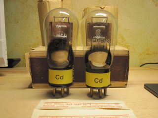 Cd Post - RÖhre Siemens & Halske Tube Triode Dht Nos Postal Vintage Pre Amplifier
