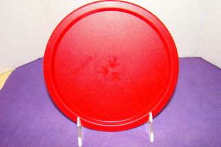 Tupperware Vintage 6 3/4 " One Touch Red Replacement " C " Lid/seal 2419a - Euc