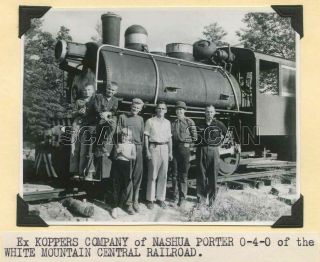 9gg775 Rp 1958 White Mountain Central Railroad 0 - 4 - 0 Porter Locomotive 3