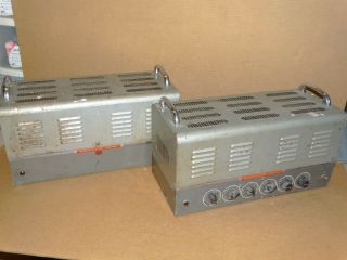 Vintage Webster Electric 6l6 Tube Mono Block Amplifiers Parts/repair