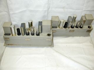 Us Signal Corp Western Electric 6ag7 6x5 Tube Amplifier Preamps [pair]