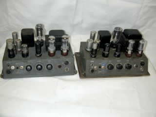 Rca Mi - 1222 6l6 / 5881 Tube Power Amplifiers [pair]