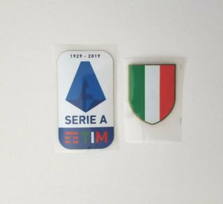 Official Serie A Tim 2018/19 Football Shirt Patch Badge Calcio Ronaldo Juventus