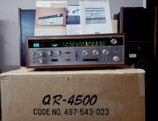 Sansui Qr - 4500 Quad / Stereo Receiver W/ Box And Papers - 