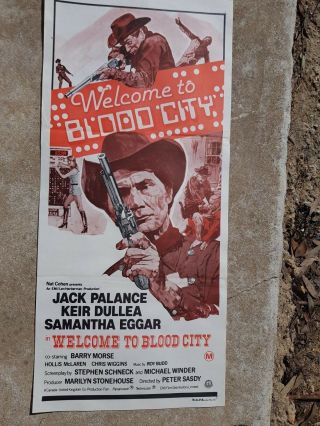 Welcome To Blood City Vintage Size Paper Poster Australian