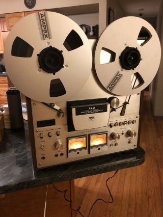 Akai Gx - 630d Reel To Reel Tape Recorder With 10 Ampex Gm3600