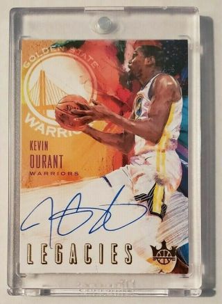 2018 - 19 Court Kings Legacies Autograph Kevin Durant 03/49 Golden State Warriors
