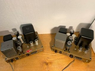 Heathkit W - 5M Monoblock Tube Amplfiers with Covers (RCA Dynaco,  Fisher) 2