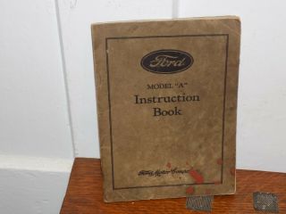 Ford Model A Instruction Book 1929