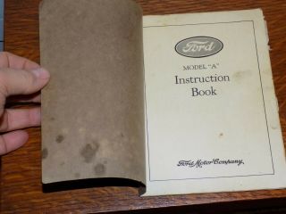 Ford Model A Instruction Book 1929 3