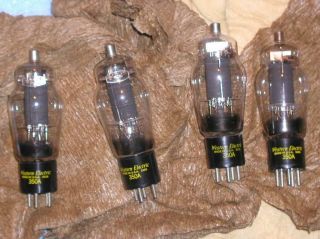 We 350a Western Electric Audio Output Tube X 4