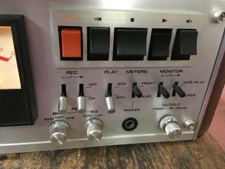 PIONEER RT 1020H 4 TRACK 10.  5 Inch STEREO REEL TO REEL TAPE DECK RECORDER 3