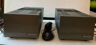 (2) Vintage Kenwood L - 07m Mono Power Amplifier - With Wiring.  Wow