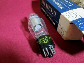 348a Western Electric Vacuum Tube Nos Date 1959 Small Punch