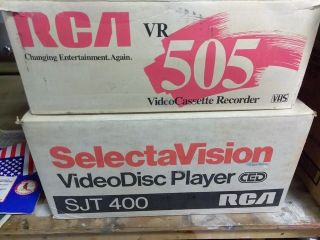 Rca Selectavision Videodisc Player Sjt 400