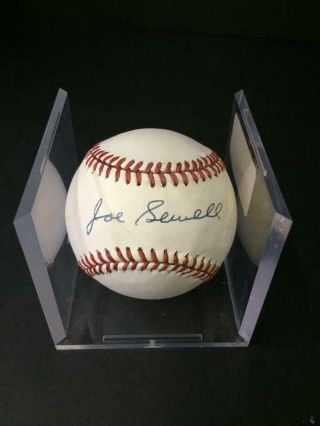 Joe Sewell Autograph Single Signed American League Baseball Auto Jsa Loa Yankees
