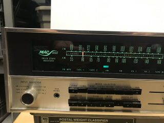 Mcintosh Mac 1900 — Vintage Solid State Am/fm Stereo Receiver
