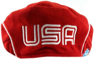 Roots 2006 Winter Olympics Beret Team Usa Red Hat Official Size L/xl Cap