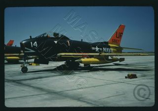 15 - 35mm Kodachrome Aircraft Slide - Fj - 3d2 Fury Buno 135867 Uf14 On 30 Apr 60