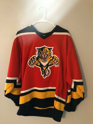 Vintage Ccm Florida Panthers Jersey - Size L