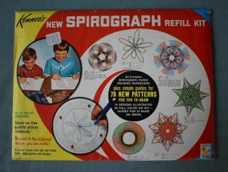 Vintage 1967 Spirograph Refill Kit