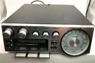 Vtg Pioneer Kp - 500 Car Stereo Radio Cassette Player / Tuner Silver Face