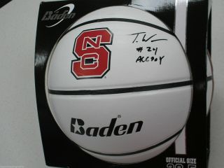 Tj Warren Signed Nc State Wolfpack Basketball Autograph 2014 Acc Player Year