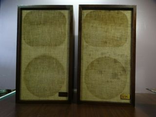 Pair Vintage Acoustic Research Ar 2ax 3 - Way Acoustic Suspension Speakers