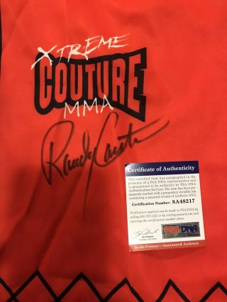 UFC MMA Legend Randy Couture autographed signed MMA shorts PSA/DNA AUTHENTIC 2