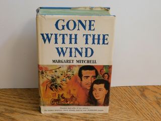 Vintage 1964 Gone With The Wind By Margaret Mitchell Book Hardcover Dust Jacket