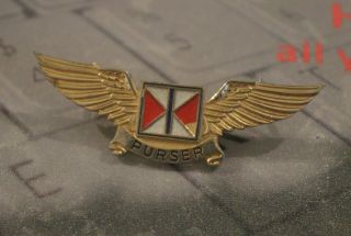 Cathay Pacific Purser Cabin Crew Pilot Insignia Wing - Airways Airline Badge