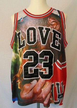 Michael Jordan 23 Chicago Bulls Nba Mens 2xl Post Game Love Of The Game Jersey
