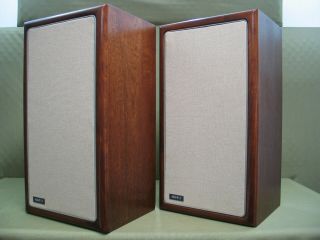 Large Advents (bullnose) Walnut Cabinets One Owner Grill Cloth