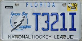 2010 ‘s Florida Tampa Bay Lightning Hockey Nhl License Plate