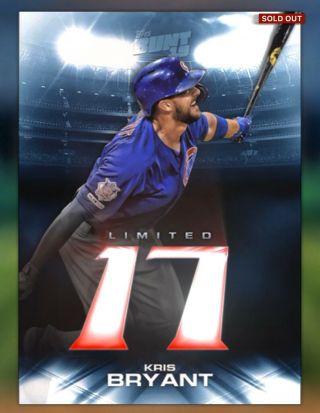 2019 Topps Bunt Kris Bryant Low Number Limited Jersey 17cc Rare Digital