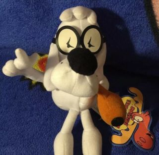 Mr Peabody Rocky And Bullwinkle Plush Vintage 1999 Cvs Stuffins Plush With Tags