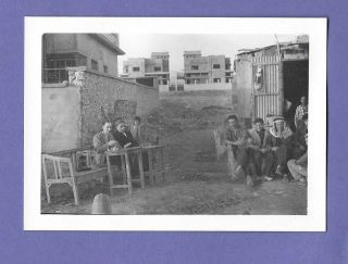 Cafe Life In Iraq Vintage Old Photo 10x7cm Uw