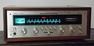 Marantz Model 2015 Am/fm Stereo Receiver With Wood Case - And