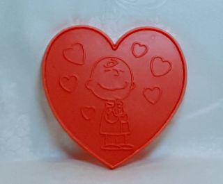 Vintage United Feature Cookie Cutter - Charlie Brown Heart Peanuts Valentine Day